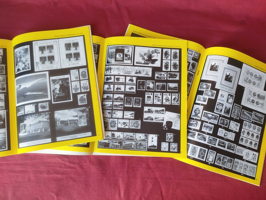 FN Filatelia Numismática - 15 Revistas dos Anos 80