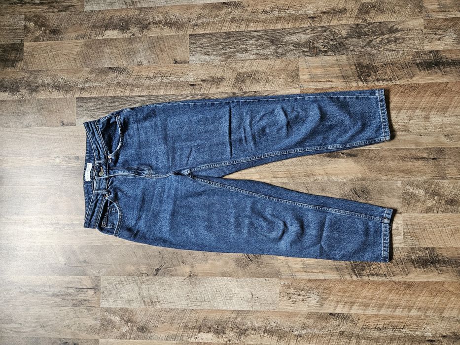 Jeansy dżinsy damskie S mom fit z wysokim stanem