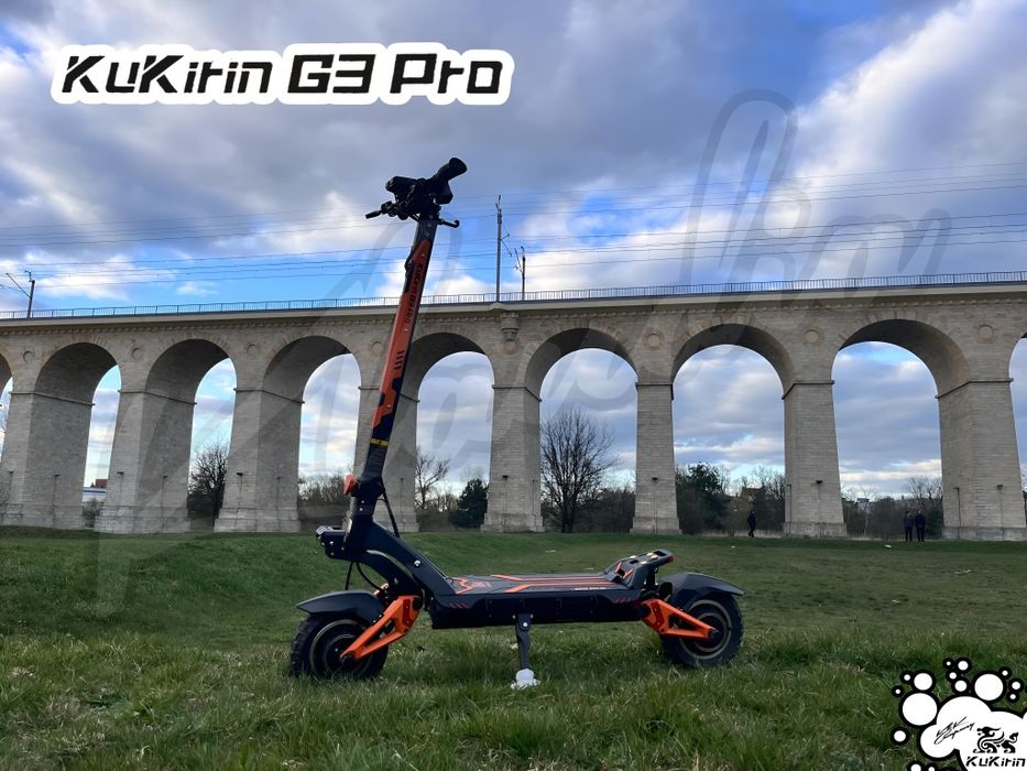 KuKirin G3 PRO 2*1200w-70km/h |52v23,4aH-70km - wyciągana bateria