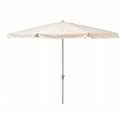 IKEA LJUSTERO Parasol ogrodowy beżowy 400 cm