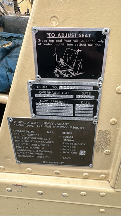 H1 / Hummer HUMVEE