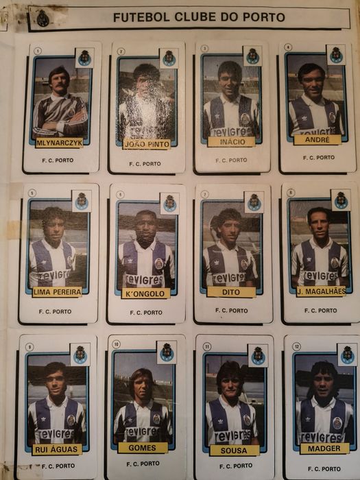 Caderneta de futebol época 1988/89