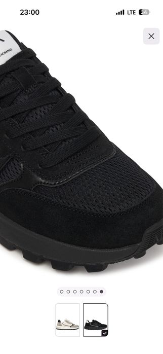 Armani Exchange Снікерси XM002197 AF17447 МС024 Чорний