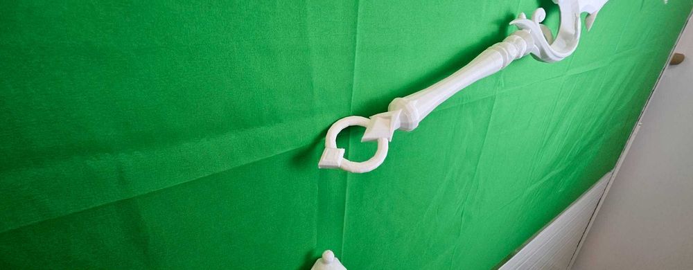 Genshin Impact Lightbearing Moonshard | Arma Zibai para cosplay