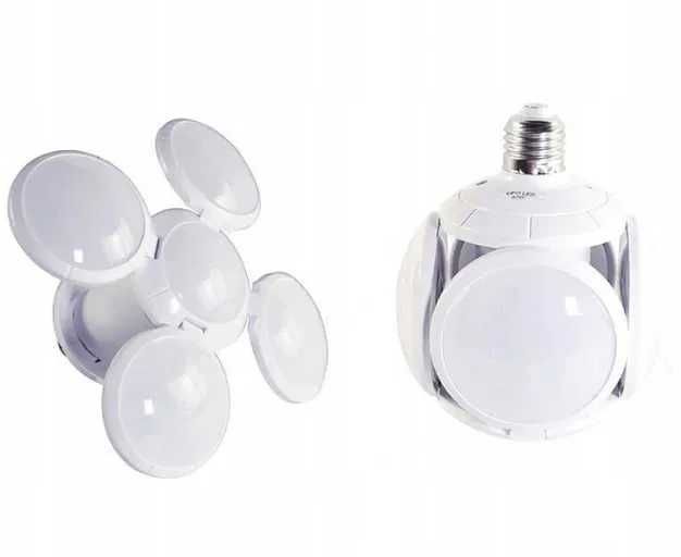 Żarówka Led 40W-200W Składana Ufo 6500K Gwint E27 2400LM