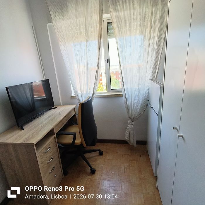 Quarto Individual em Apartamento Partilhado – Entrada Imediata centro da cidade Amadora