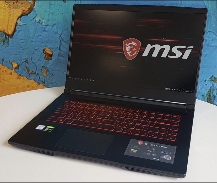 MSI Thin — laptop do gier | GTX 1660 Ti | i7-9750H | 16 GB RAM