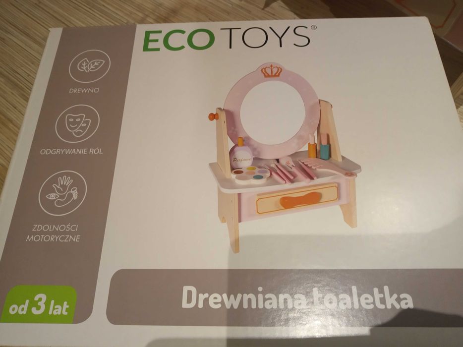 Toaletka drewniana dziecięca