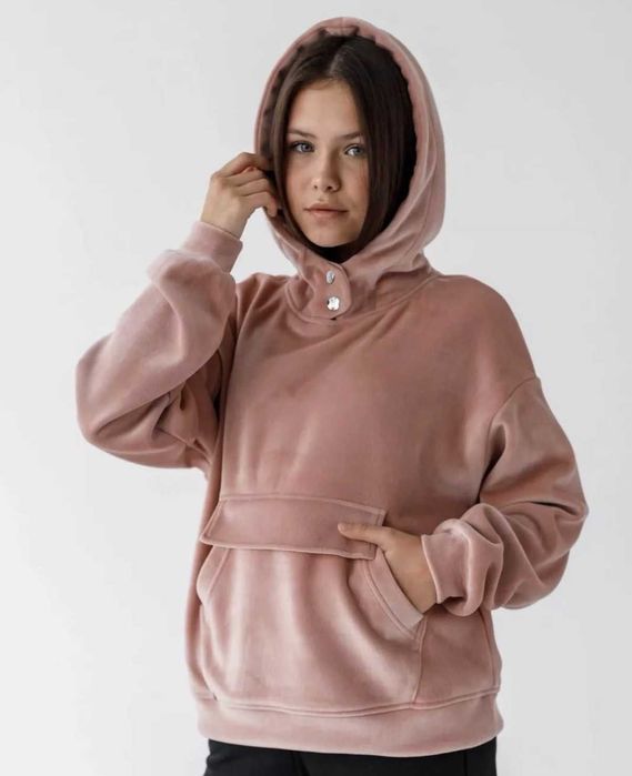 Толстовка велюрова з капюшоном Карамель ТМ Suzie р  116  122  128