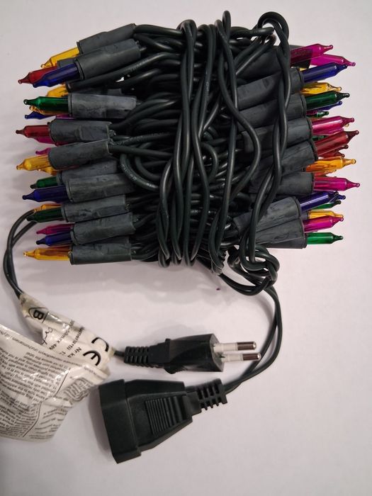 Lampki choinkowe tradycyjne żarówkowe 2x100szt