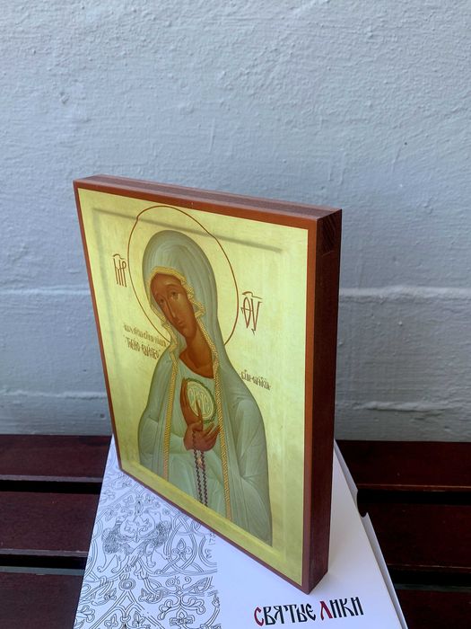 Ícone N. Sra. Fátima "Por Ti, Unidade" – Aprovado por Irmã Lúcia