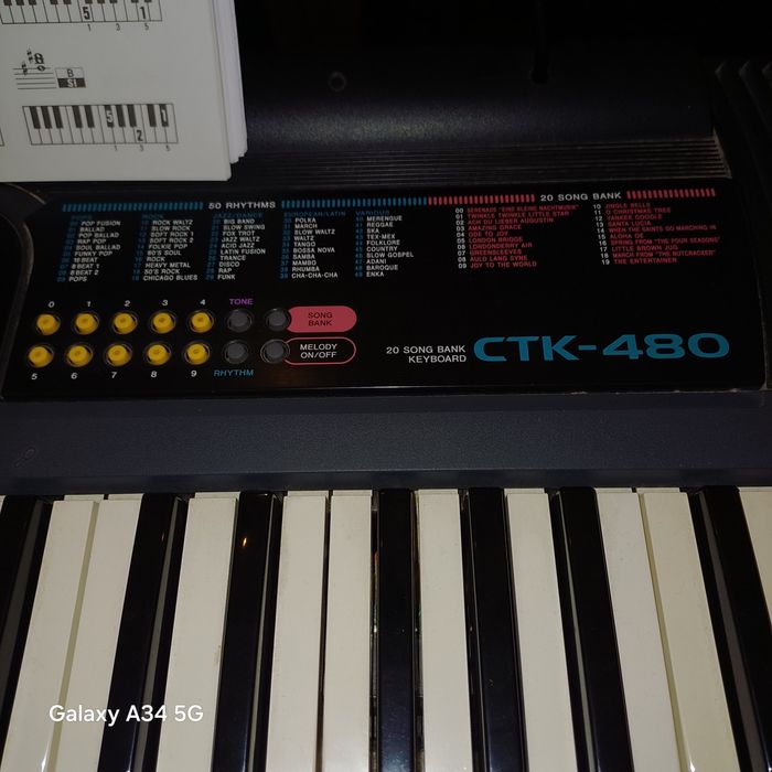 Teclado casio CTK-480