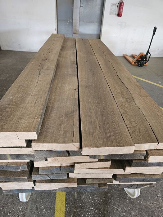 Deski dąb naturalny kolor  postarzane szczotkowane