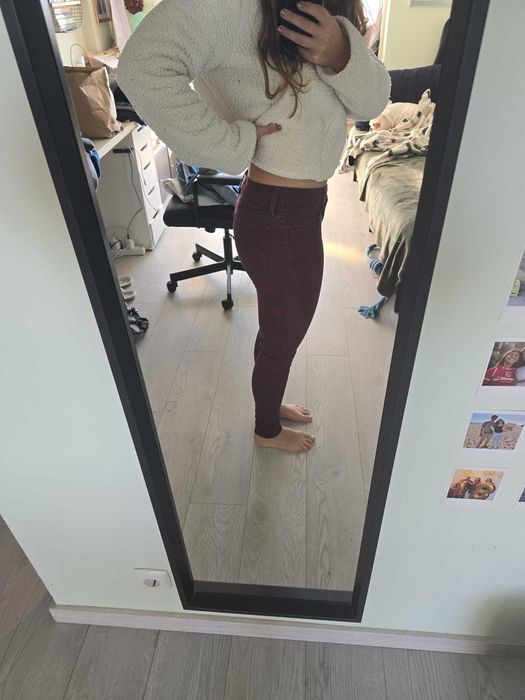 Calças Levis Ganga Bordeaux