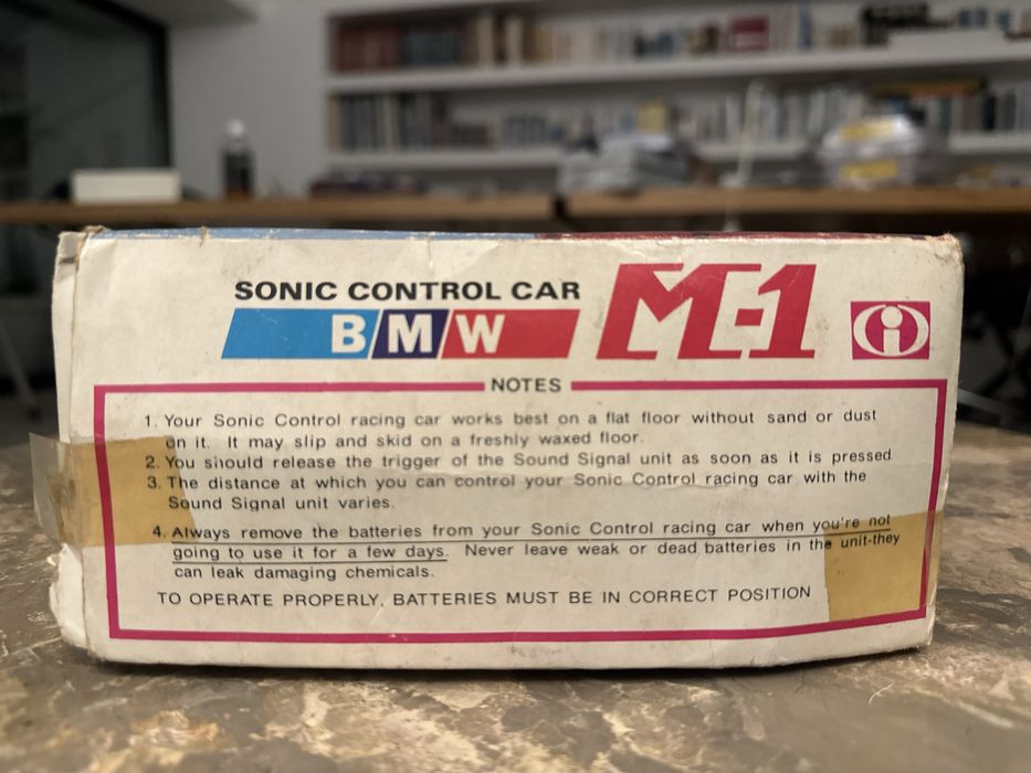 BMW M1 Sonic Control Vintage 1982 – Funcional