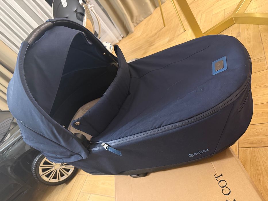 Cybex platinum navy blue люлька дитяча сайбекс