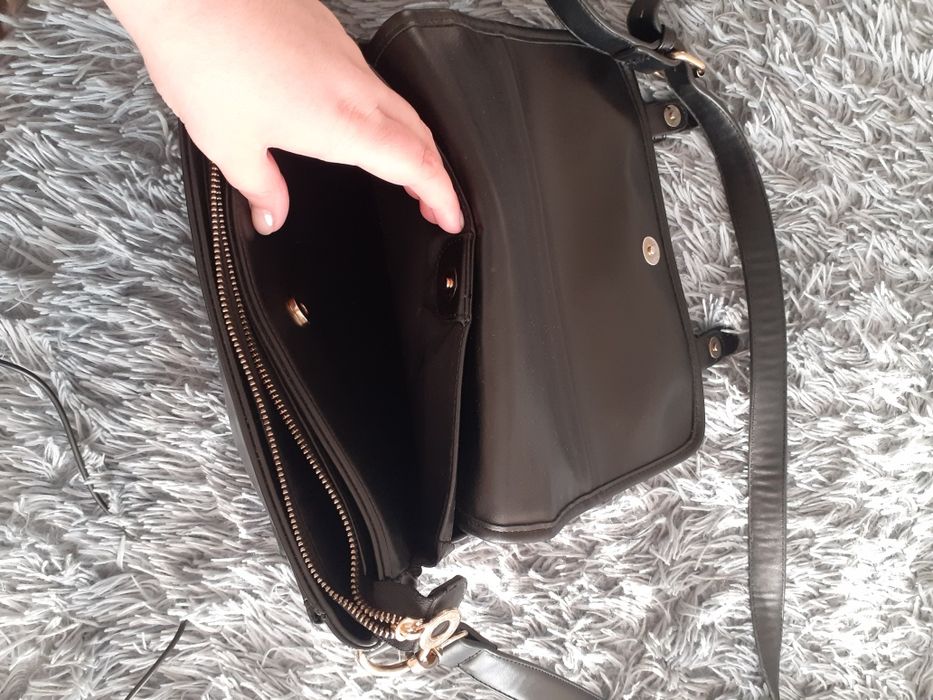 Сумка сумочка жіноча портфель чорного кольору