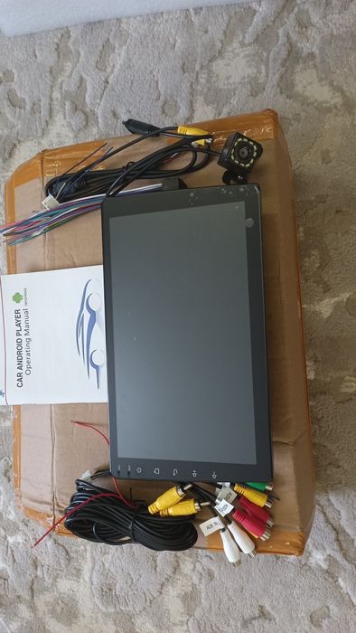 Андроїд магнітола 9дюйм 2din+камера, Android auto, Carplay 2/32, 2/64GB