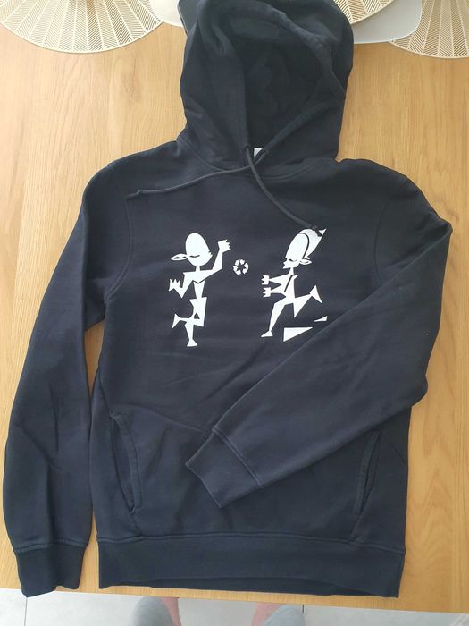 Bluza czarna z kapturem rozmiar s