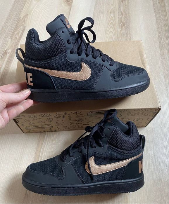 Кроссовки Nike Хайтопы Найк. Оригинал. Размер 38 (24 см). Как новые!