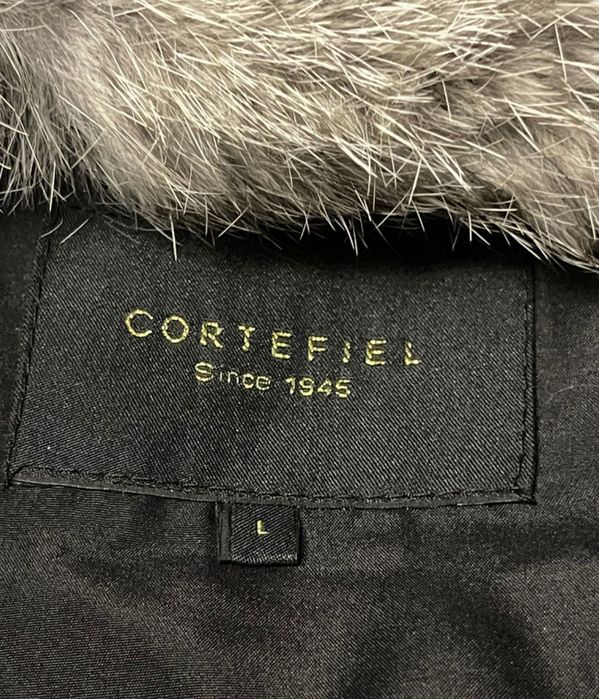 Casaco Novo em pele genuína de raposa e coelho