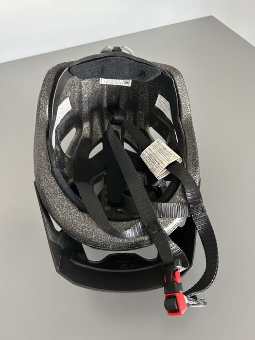 Capacete BTT Rockrider ST 50 Preto - Tamanho M (Novo)