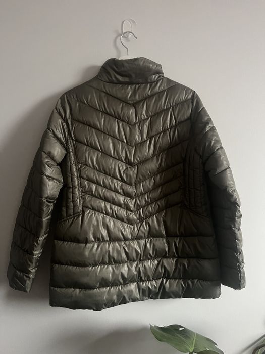 Pikowana kurtka khaki 36