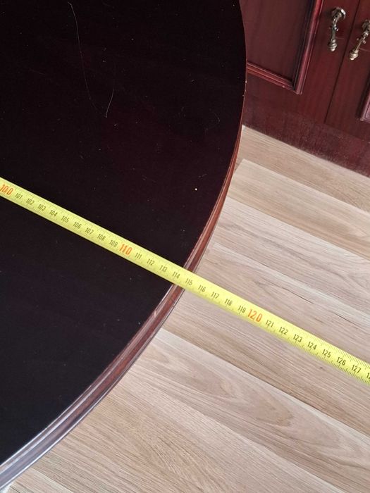 Stolik okrągły drewniany