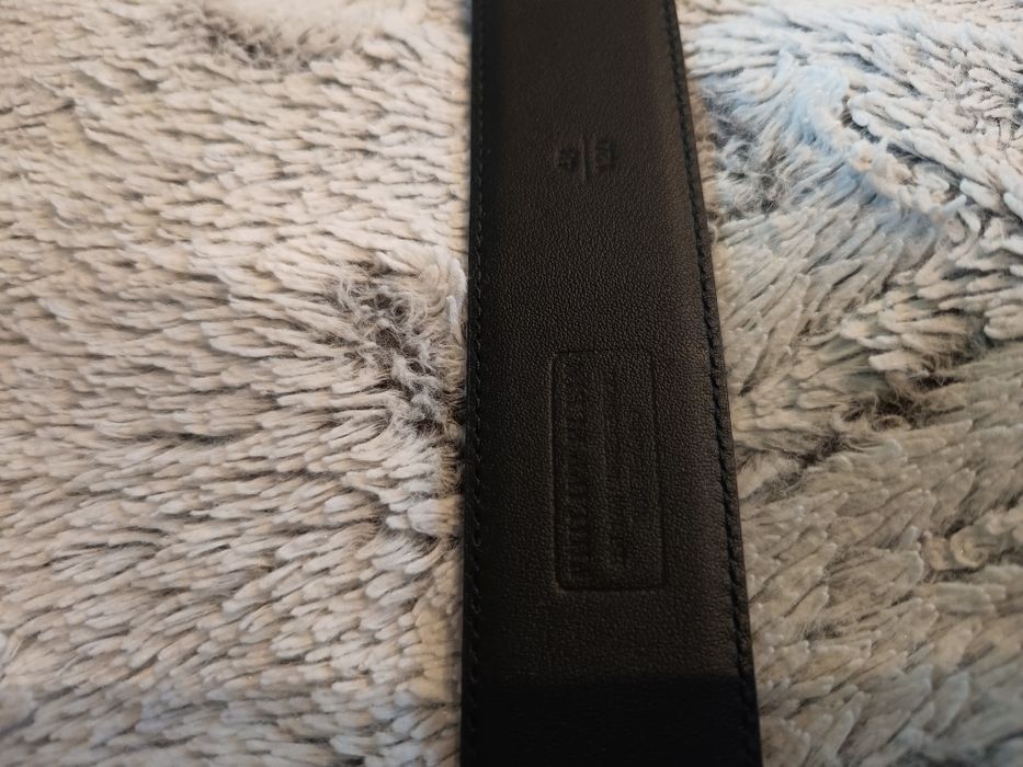 Pasek Philip plain 120 cm czarny