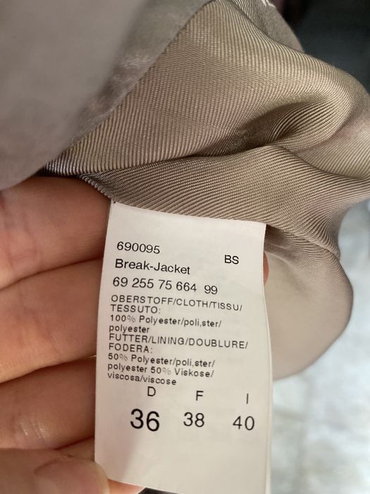 Nowa kurtka Airfield rozmiar 36 przeciwwietrzna pikowana puchowa