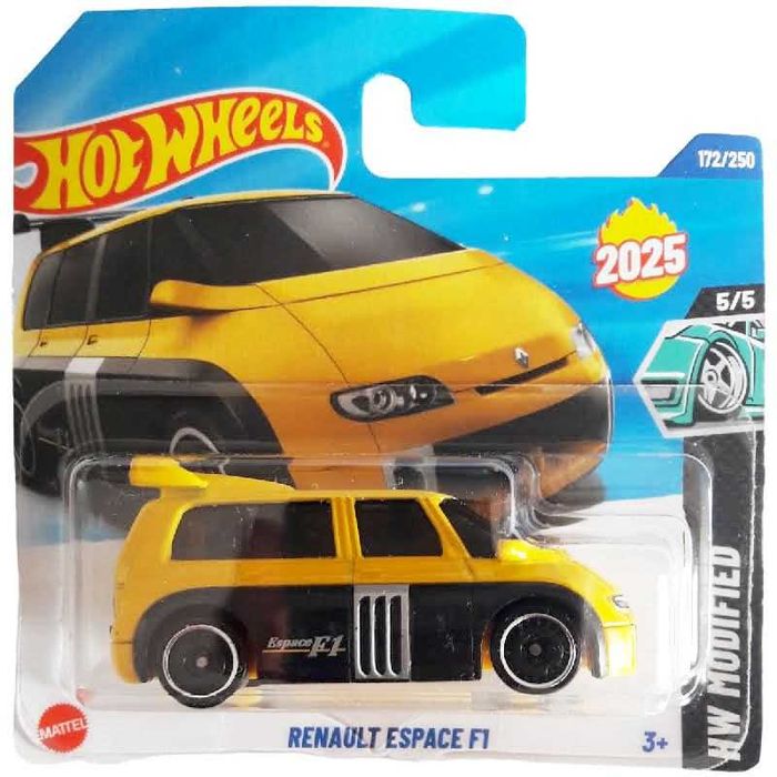 Renault Espace F1 Pretoe Amarelo Hot Wheels Novo em cartela