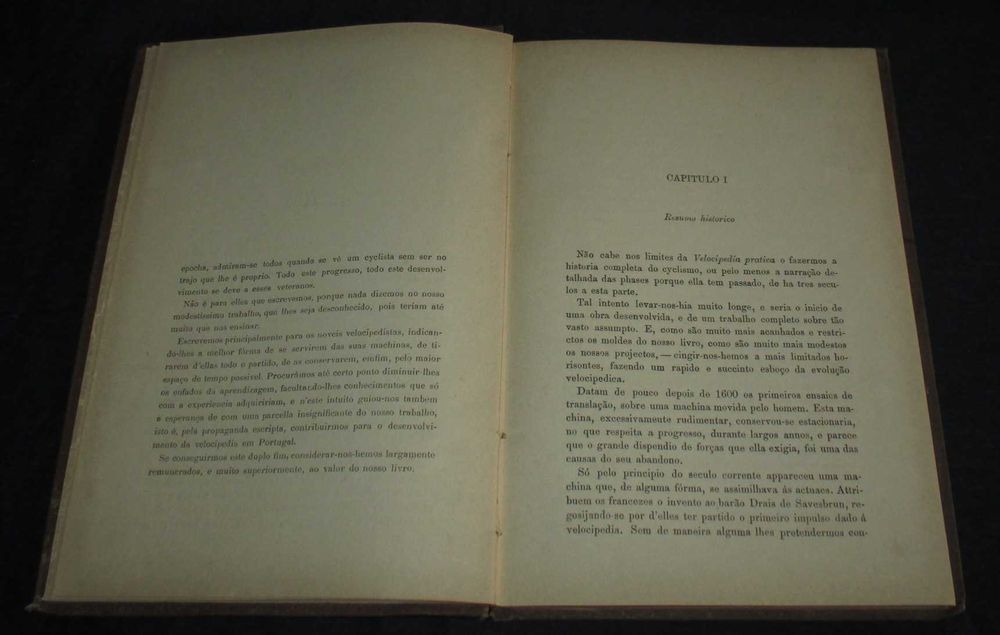 Livro Velocipedia Pratica Miguel de Alarcão 1ª edição 1896