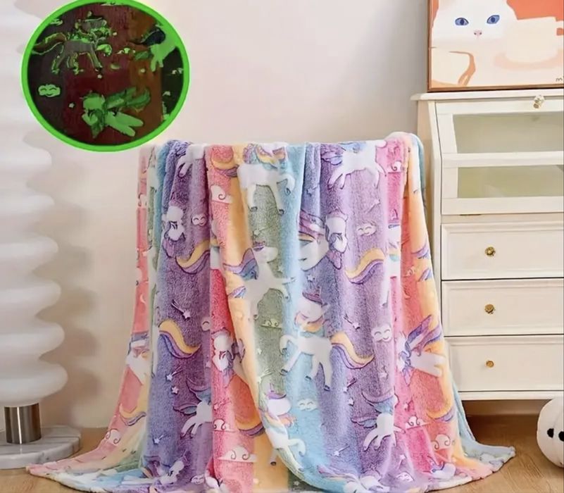 Спальний мішок хвіст русалки, і пледи, що світиться у темряві