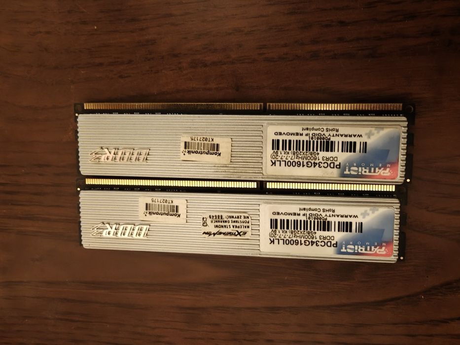 Pamięć Ram 12 GB  1600MHz