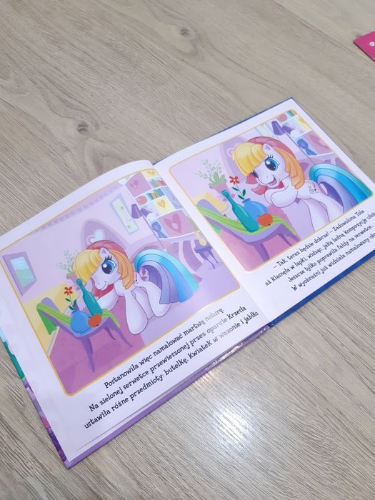 Bajka my little pony wspolne malowanie ksiazeczka dla dzieci