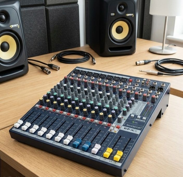 Mikser analogowy Soundcraft EFX8 / Wbudowany procesor Lexicon / Cena nowego 1699zł