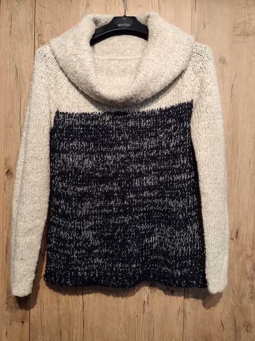 Sweter M  ciepły golf
