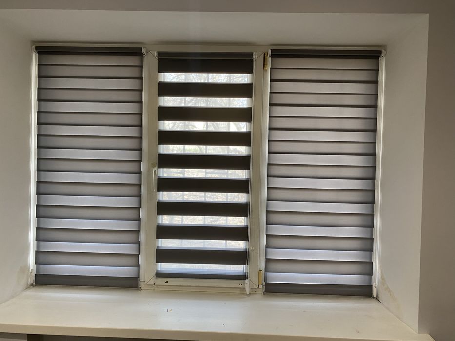 Готовые Ролеты тканевые,блекаут жалюзи, день-ніч, ролети тканеві