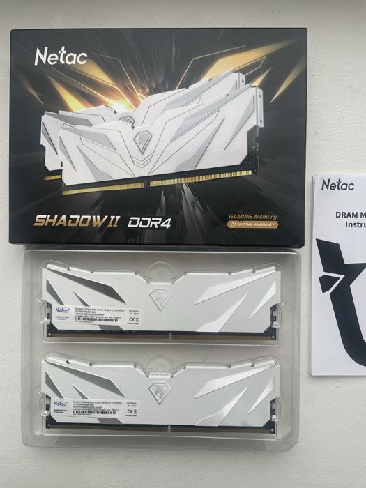 Нова ОЗУ DDR4 32Gb (2x16Gb) Kit Netac  3200Mhz cl16