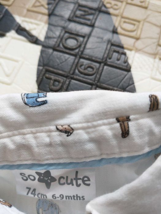 Elegancka koszula z muszką i spodnie dla niemowlaka So Cute 74
