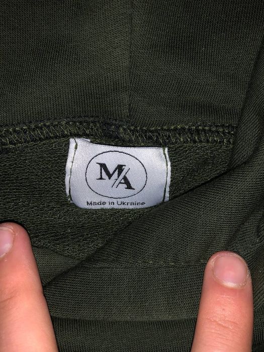 Худі мілітарі з принтом