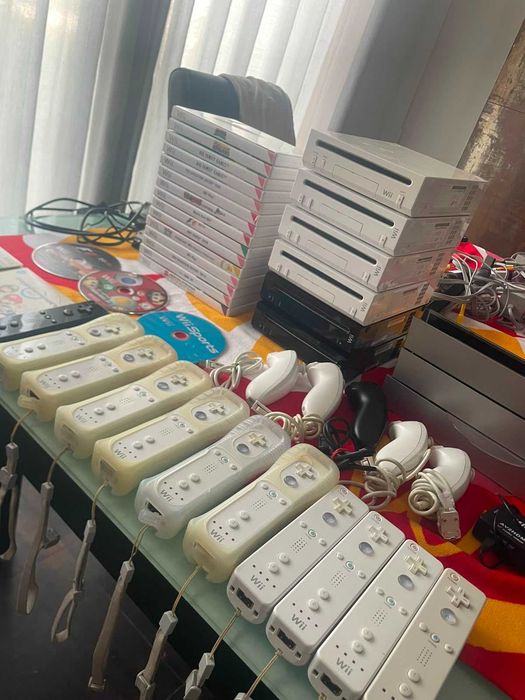 Consola Wii e acessórios