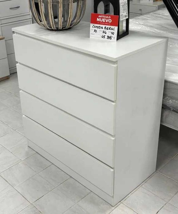 NOVA CÔMODA BRANCA - PROMOÇÃO - ENVIO GRÁTIS