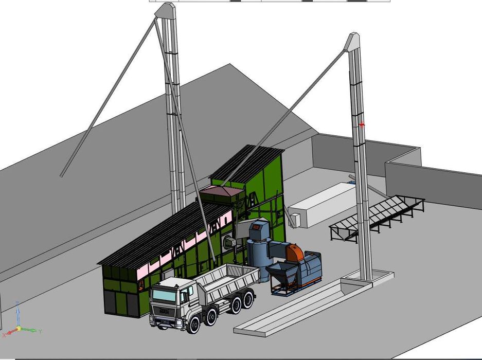 Зерносушарка конвейєрна для високої вологи (50%) сушить за 1-ин прохід