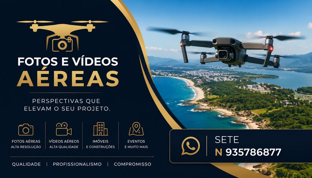 Fotos aéreas e vídeos