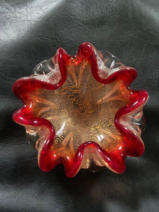 Cinzeiros Vintage Antigos em Cristal de Murano Italiano