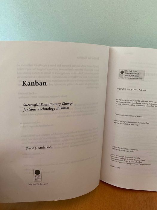 Kanban, Successful Evolutionary Change for Your Technology Business