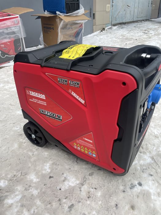 Генератор інверторний, Vackson VK13500iSE, бензин, 3.8kw, електр старт