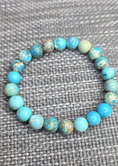 Браслет з натурального каменю варисцит