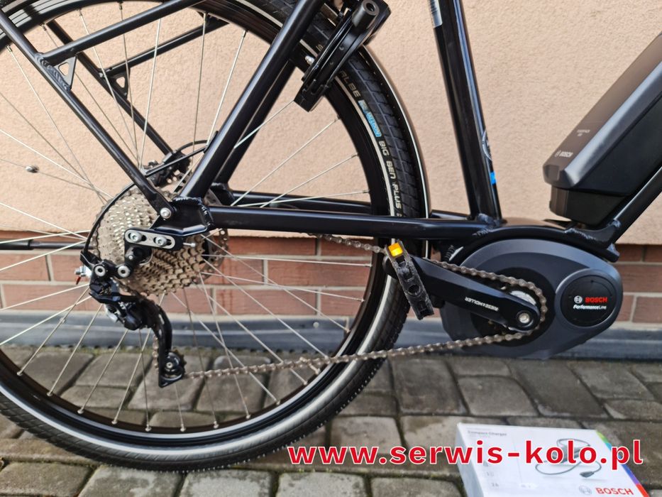 Rower elektryczny męski RIESE MULLER koła 28 SHIMANO DEORE XT alu